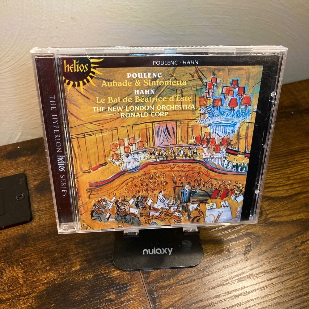 Poulenc Aubade Sinfonietta Hahn Le Bal Beatrice d'Este Helios CD CDH55167